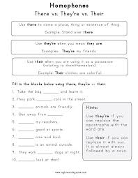They might confuse be going to with present continuo. There Their They Re Worksheets 99worksheets