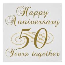 Bronze gifts, paper gifts, cotton gifts, gold gifts, wood gifts Stylish 50th Wedding Anniversary Gifts Happy 50th Anniversary Wedding Anniversary Wishes Wedding Anniversary Quotes