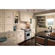Kraftmaid 15x15 In Cabinet Door Sample In Lansing Maple Square In Mushroom Rdcds Hd Ab3m4 A11m The H Retro Kitchen Kitchen Cabinets Kitchen Cabinet Interior