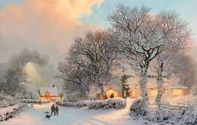 Wallpaper Sunset Winter Village Images For Desktop Section Novyj God Download Winter is coming village in the valley 1920×1080. wallpaper sunset winter village