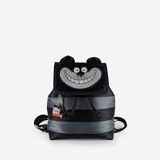 Don T Be Late For A Very Important Date This Midnight Cheshire Cat Bag Is Releasing On National Cat Day Mon Cat Backpack Backpack Brands Harvey Seatbelt Bags