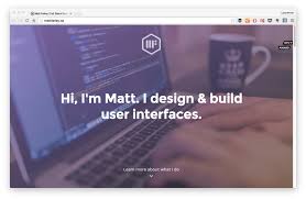 Graphic designer portfolio website templates. 15 Web Developer Portfolios To Inspire You