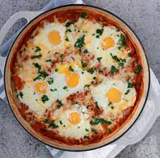 Mexican Baked Eggs By Thewhiskaddict Quick Easy Recipe The Feedfeed Recipe Baked Eggs Recipe Recipes Baked Eggs