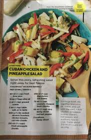 Cuban Chicken And Pineapple Salad Cuban Chicken Refreshing Salad Hawaiian Chicken Salad