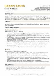 He wants his experience to shine, so that is the first substantive element of his resume. Barista Resume Samples Qwikresume