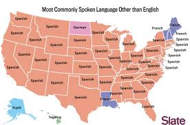 The Most Common Languages Spoken In The U S After English And Spanish Language Map Language Map