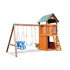 If you want to see more outdoor plans, we recommend you to check out the rest of my. Childrens Playing Playhouses Wooden Kids Outdoor Playhouse With Slide And Swing