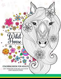 Print adults coloring pages for free and color our adults coloring! Wild Horses Coloring Book Coloring Book For Adult Amazon De Horses Coloring Book Adult Coloring Book Fremdsprachige Bucher
