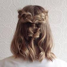 Hide away those unappealing roots with braids! 20 Amazing Short Hairstyle With Braids Braided Short Haircuts Hairstyles Weekly