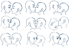How to draw anime people kissing an easy step by step drawing lesson for kids. Pin By Leo Bam On Art Kissing Drawing Drawing Tutorial Drawing People