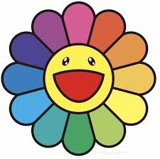 Takashi Murakami Smile On Rainbow Flower 2020 Available For Sale Artsy In 2021 Hippie Painting Cartoon Flowers Rainbow Flowers
