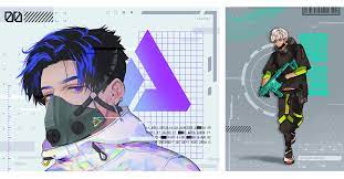 Cyber Punk style material - CLIP STUDIO ASSETS
