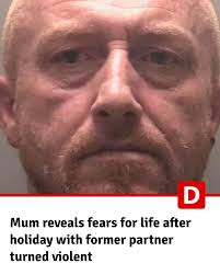 He was shouting abuse... I felt a blow to my nose, there was blood  everywhere'