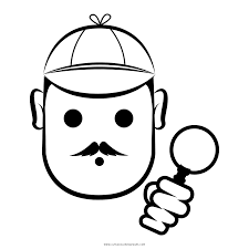 The great mouse detective is a 1986 animated feature produced by walt disney feature animation. Detective Coloring Page Ultra Coloring Pages