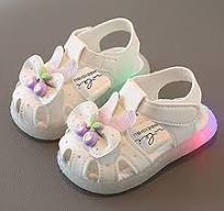 Children Shoes Flat Comfortable Soft Sandals Soft Sole Toddler Shoes Baotou  Princess Light Kids Water