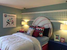 Girl S Volleyball Bedroom Volleyball Headboard Volleyball Bedroom Volleyball Room Volleyball Locker
