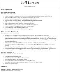 bank teller resume ipasphoto