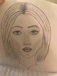 First attempt at drawing a face and hair I definitely need a lot of tips  please 🙂