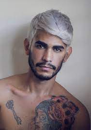 White hair is more noticeable in people with a darker hair color. 15 White Hair Men Ideas Mens Hairstyles White Hair White Hair Men