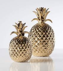 Torre Tagus 902523a Pineapple Ceramic Canister Short Gold Homedecor Homedecoration Homedecorideas Ceramic Canisters Fine Ceramic Ceramics