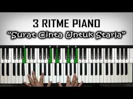 3 Ritme Piano Lagu Surat Cinta Untuk Starla Belajar Piano Keyboard Youtube Di 2020 The Piano Surat Cinta Belajar