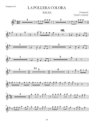 Create an account or log into facebook. La Pollera Colora 1ra Trompeta Trumpet In Bb Musique Cubaine Loisirs