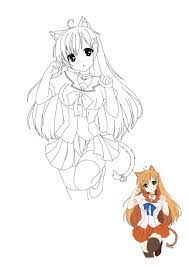 Coloriage Manga Kawaii 6 Coloriages A Imprimer Gratuits 2020