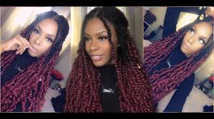 Braids, hair, looped braids, synthetic hair. Affordable Passion Twist Wig Bobbi Boss Synthetic Lace Front Braided Wig Mlf517 Spring Twist 28 Youtube