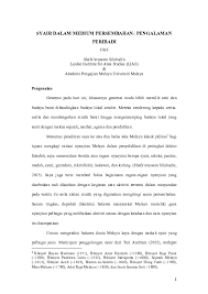 6.1.0 pertandingan ini terbuka kepada semua pelajar sekolah rendah kerajaan dan bantuan kerajaan. Pdf Syair Dalam Medium Persembahan Pengalaman Peribadi Shafa Atussara Silahudin Academia Edu