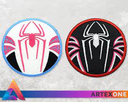 Spider Gwen Gwenom Chest Logo Iron On Embroidered Patch Etsy Iron On Embroidered Patches Embroidered Patches Spider Gwen