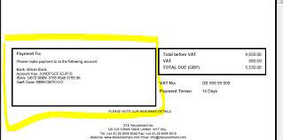 Keep it simple and direct to the point. Where Can I Add Different Bank Details So They Appear On A Sales Invoice Timesheetz Knowledge Base