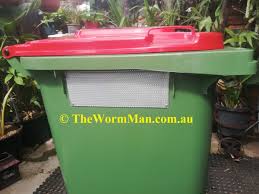 To be master of your own worm farm, round up some simple materials and some red, wiggly employees, and get to it. Wheelie Bin Continuous Flow Through Worm Farm Worms For Worm Farms Education