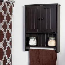 Bennington Country Cottage Espresso Wall Mount Bathroom Medicine Cabinet Storage Towel Bar Bathroom Medicine Cabinet Small Bathroom Storage Bathroom Cabinets