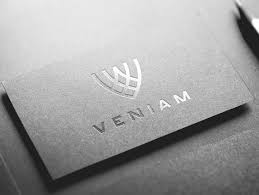 Silver Business Card Logo Mockup Business Card Logo Logo Mockup Vector Business Card