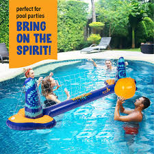 Find many great new & used options and get the best deals for swimways 2 in 1 basketball and volleyball pool game at the best online prices at ebay! Pool Volleyball Net 12 Best Of 2021 In Ground Above Ground Pools Fanbuzz