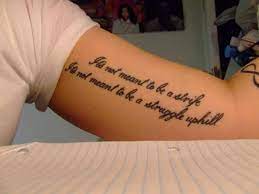 Tattoo Quotes For Men Ideas And Designs For Guys Tattoo Quotes For Men Lyric Tattoos Tattoo Quotes
