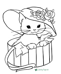 Let your children's imaginations run wild with these best easter coloring pages for kids. Cat Coloring Pages