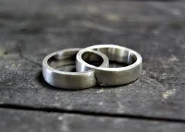 White Gold Wedding Band That Fit Together Wedding Ring Set Simple Wedding Band Couple Ring Set Unique Mens Ring Wedding Rings Unique Mens Rings Couples Ring Set