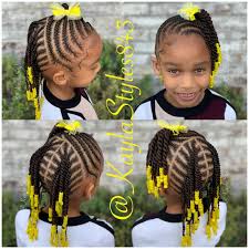 This is how you do feed in braids on natural short hair for beginners. Image May Contain 1 Person Text Zopfe Fur Kinder Kinder Haar Flechtfrisuren Kinder