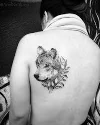 Black And White Wolf Tattoo Ideas Wolf Tattoo On Back Shoulder By Ariel Nirakara Wolf Tattoos Back Tattoo Tattoos