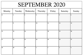 Pin On September Calendars