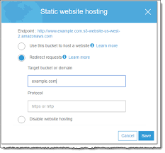 Example Setting Up A Static Website Using A Custom Domain Amazon Simple Storage Service Website Hosting Name Server Domain