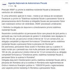 „chestionar pentru stabilirea rezidenţei fiscale a persoanei fizice la plecarea din românia. BombÄƒ Anaf Pe Urmele Romanilor Din Diaspora Cine E Obligat SÄƒ Notifice Fiscul Stiri Diaspora