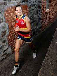 Ruby schleicher can't slip a chelsea randall tackle. Crows Aflw Skipper Chelsea Randall On What Footy Means The Advertiser