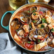 Cioppino Stew In A Le Creuset Braiser Cioppino Cooking Seafood Braiser Recipes