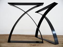 28 H X 24 W Eyt X Frame Flat Steel Table Legs Height 26 To 32 Set 2 Steel Table Legs Steel Table Metal Table
