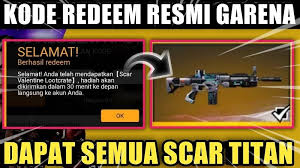 Selain event free fire juga memberikan fitur kode redeem, dimana kode redeem ini bisa kita tukarkan dengan sebuah hadiah secara gratis. Kode Redeem Ff Juli 2020 Scar Titan Dan Skin Dj Alok Terbaru
