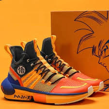 Textile + synthetic leather sole: Anta X Dragon Ball Super Son Goku 100 Authentic Shopee Philippines