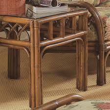 Perfect alongside your chairs, rockers, sofas and more. Braxton Culler Edgewater Tropical Rattan End Table With Glass Top Stuckey Furniture End Table