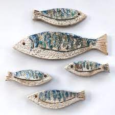 Hey I Found This Really Awesome Etsy Listing At Https Www Etsy Com Uk Listing 784245361 Ceramic Fish For Wall S Ceramic Fish Ceramic Wall Art Fish Sculpture